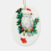 Ornament voor witte kerstboomwortels en staarten (Achterkant)