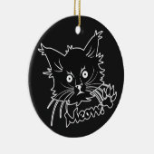 Ornament voor zwarte kat (Rechts)
