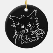 Ornament voor zwarte kat (Achterkant)