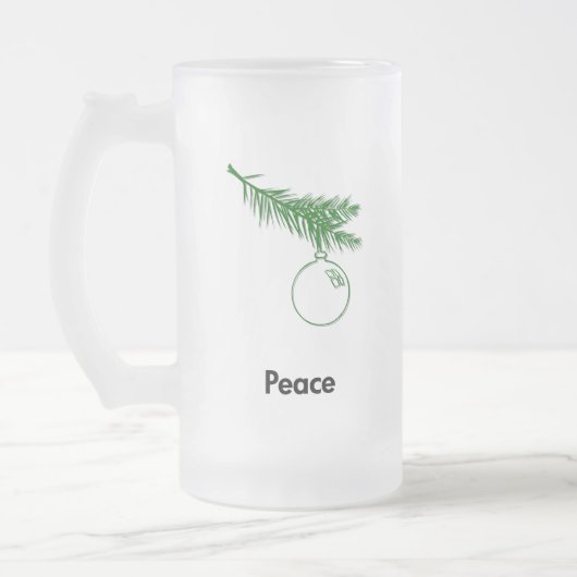 Ornament Vrede Matglas Bierpul (Links)