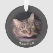 Ornament w. 2 van uw foto's en namen van Pet Acryl (voorkant)