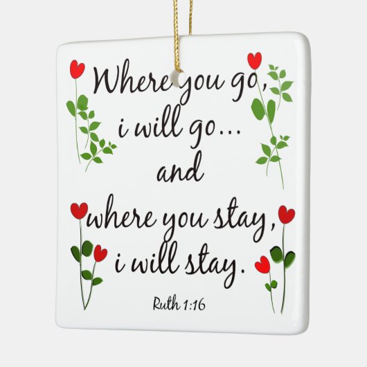 Ornament w Schrift Verse on Marriage (Ruth) (Links)