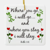 Ornament w Schrift Verse on Marriage (Ruth) (Voorkant)