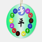 Ornament Wereldfeestdag voor religies (Links)