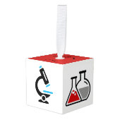 Ornament Wetenschapswetenschappen ontwerpkubus (Voorkant hoekig)
