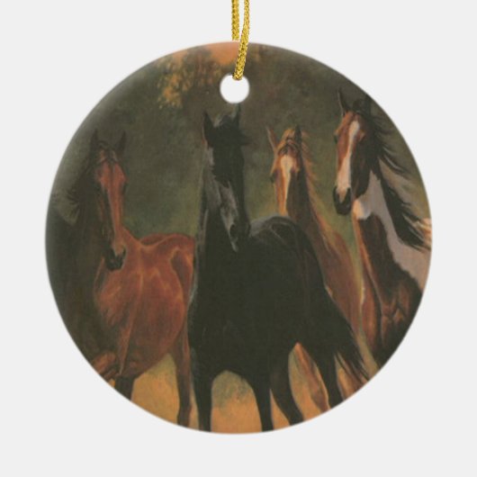 Ornament wilde paarden (Voorkant)