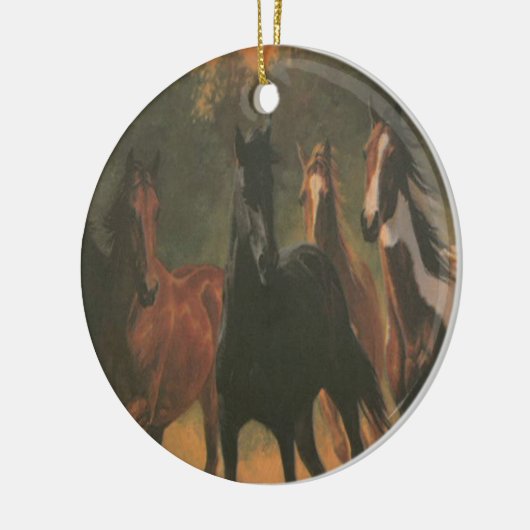 Ornament wilde paarden (Links)