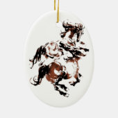 Ornament wilde paarden (Achterkant)