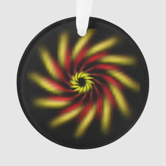 Ornament - Windmolen op Zwart (voorkant)