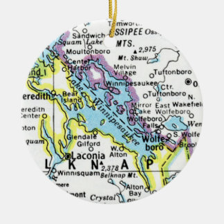 Ornament Winnipesaukee-kaart