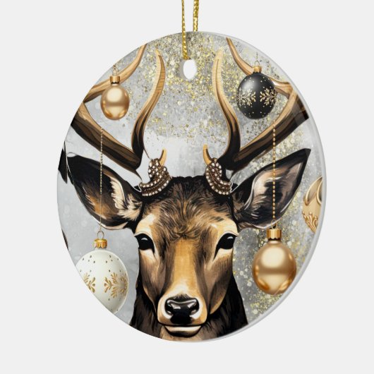 Ornament Winter Christmas Deer -  (Links)