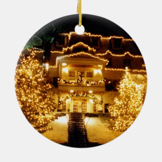 ornament 'Winter Inn' (Achterkant)