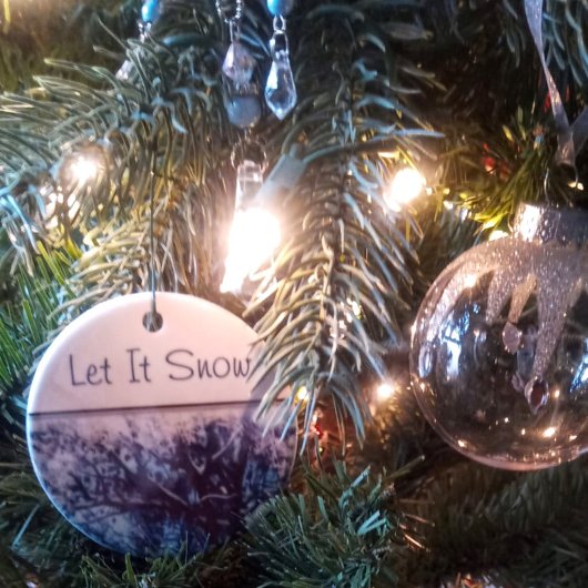 Ornament Winter Wonderland "Let it Snow"