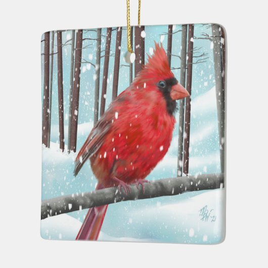 Ornament Winterkardinaal (Links)