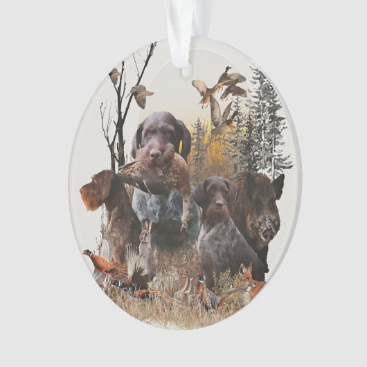 Ornament Wirehaire Pointer (voorkant)