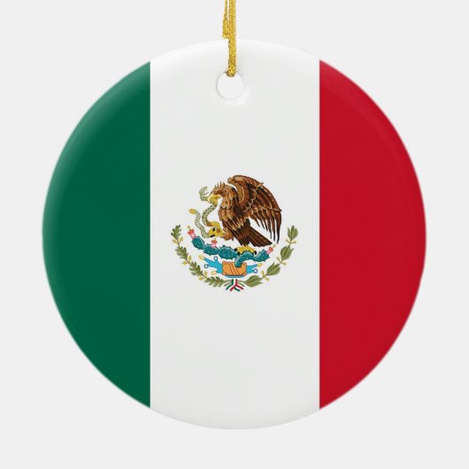 Ornament with flag of Mexico (Achterkant)
