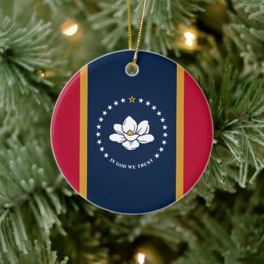 Ornament with flag of Mississippi State, USA (Boom)