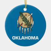 Ornament with flag of Oklahoma (Voorkant)