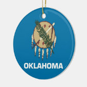 Ornament with flag of Oklahoma (Links)