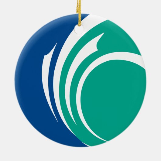 Ornament with flag of Ottawa, Canada (Achterkant)