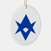 Ornament with flag of Toyota City, Japan (Rechts)