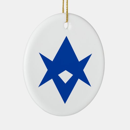 Ornament with flag of Toyota City, Japan (Rechts)
