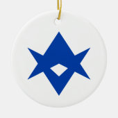 Ornament with flag of Toyota City, Japan (Voorkant)