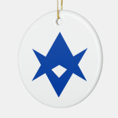 Ornament with flag of Toyota City, Japan (Links)