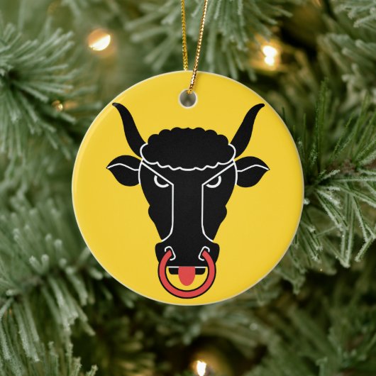 Ornament with flag of Uri, Switzerland (Boom)