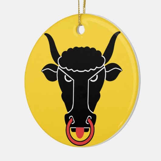 Ornament with flag of Uri, Switzerland (Links)