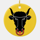 Ornament with flag of Uri, Switzerland (Achterkant)