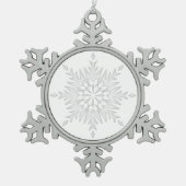 Ornament witte neusvlokken (Voorkant)