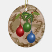 Ornament woestijnzand Camouflage Ronde (Links)