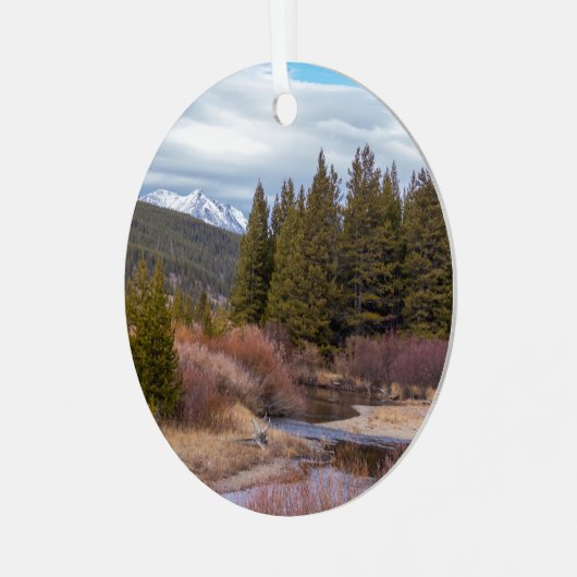 Ornament Yellowstone Mountains (Voorkant links)