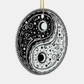 Ornament yin yang sign paisley design (Rechts)