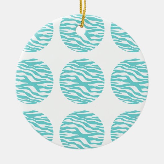 Ornament Zebra Print Polka Dots (Voorkant)