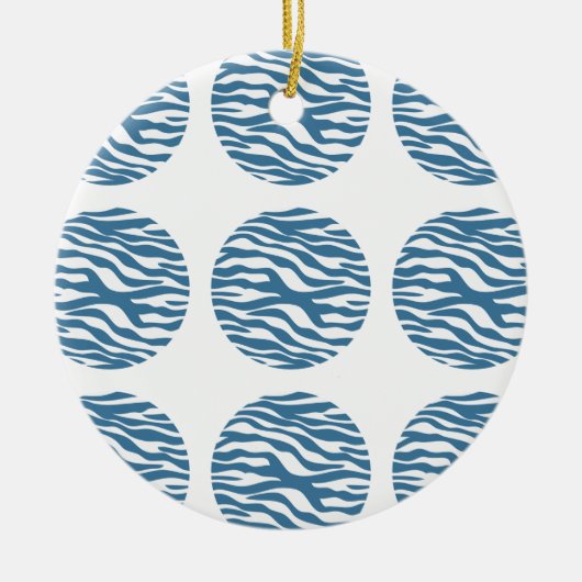 Ornament Zebra Print Polka Dots (Voorkant)
