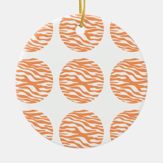 Ornament Zebra Print Polka Dots (Voorkant)