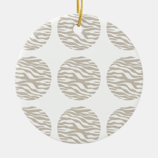 Ornament Zebra Print Polka Dots (Voorkant)