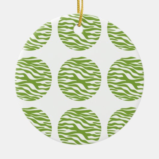 Ornament Zebra Print Polka Dots (Voorkant)