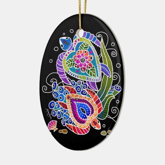 ornament zee TURTLS - achtergrond aanpassen (Links)