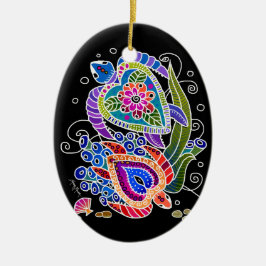 ornament zee TURTLS - achtergrond aanpassen