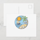 Ornament zomer briefkaart (Voorkant / Achterkant)