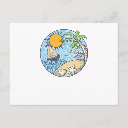 Ornament zomer briefkaart (Voorkant)