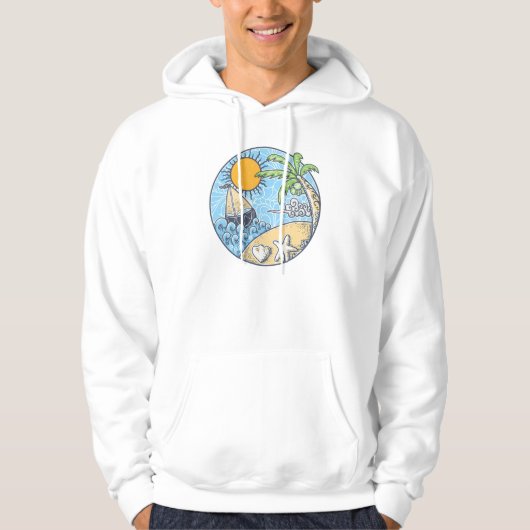 Ornament zomer hoodie (Voorkant)