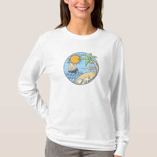 Ornament zomer t-shirt (Voorkant)