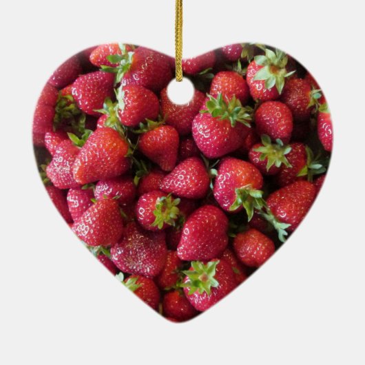 Ornament - zomeraardbeien (Achterkant)