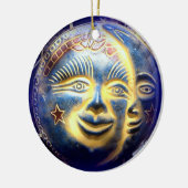 ornament zonzijde/maan gezicht (Links)