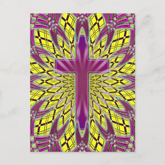 ORNAMENTAAL CROSS BRIEFKAART (Voorkant)
