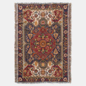 Ornamentaal Perzisch Mandala patroon Deken (Voorkant Verticaal)